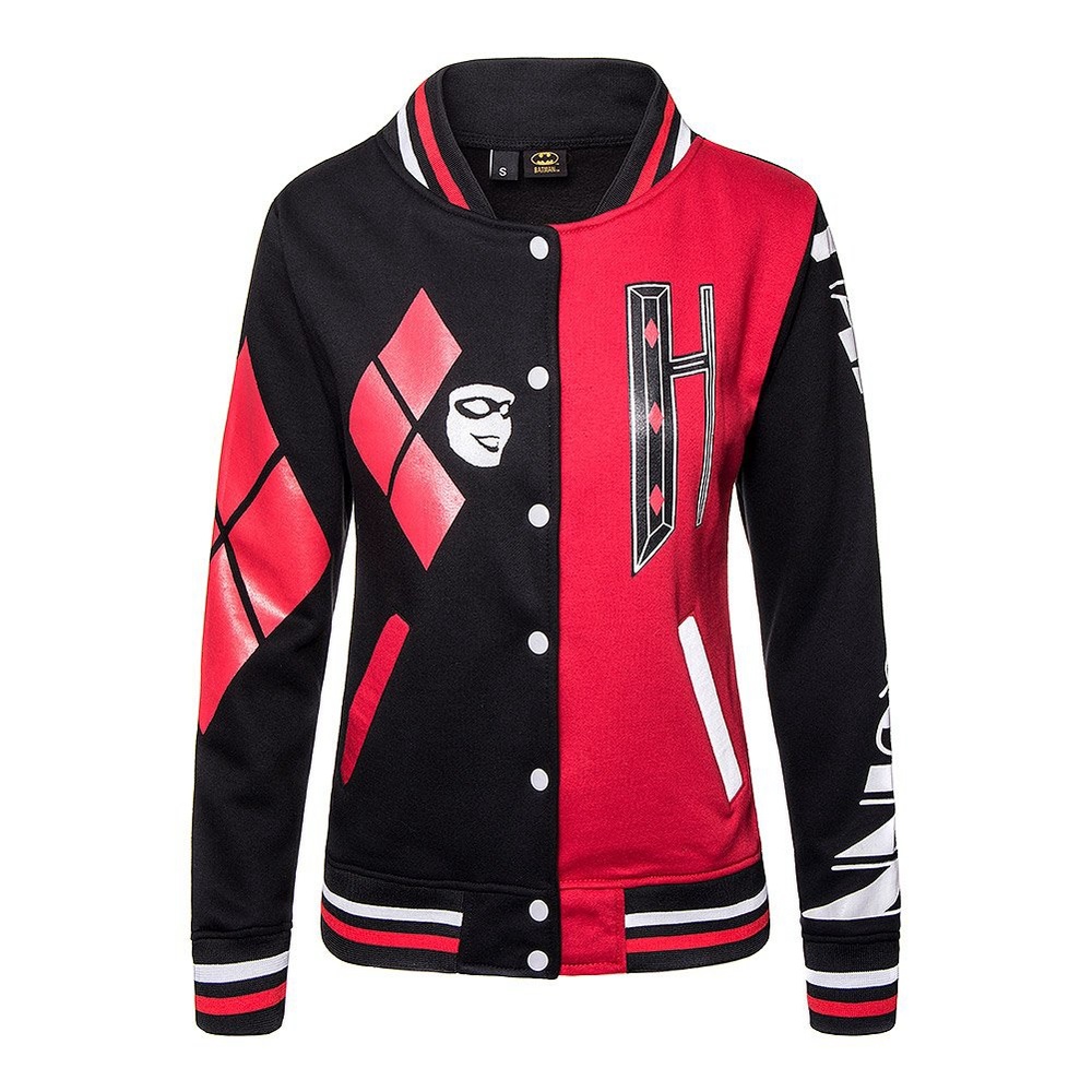 Harley Quinn Varsity Jacket NWOT Large - Picture 2 of 13